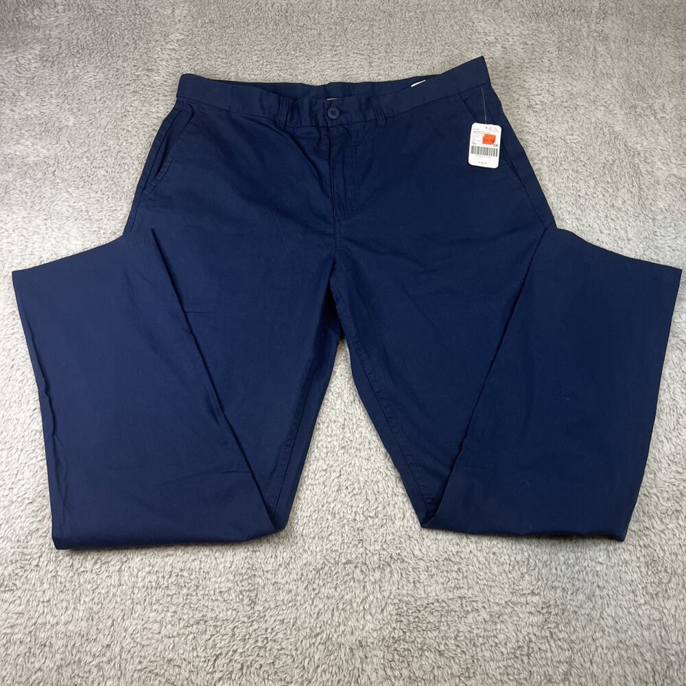 Roots Men’s Chino Pants Hemisphere Stretch Navy Blue Size 38
